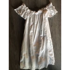 Zara off the shoulder dress